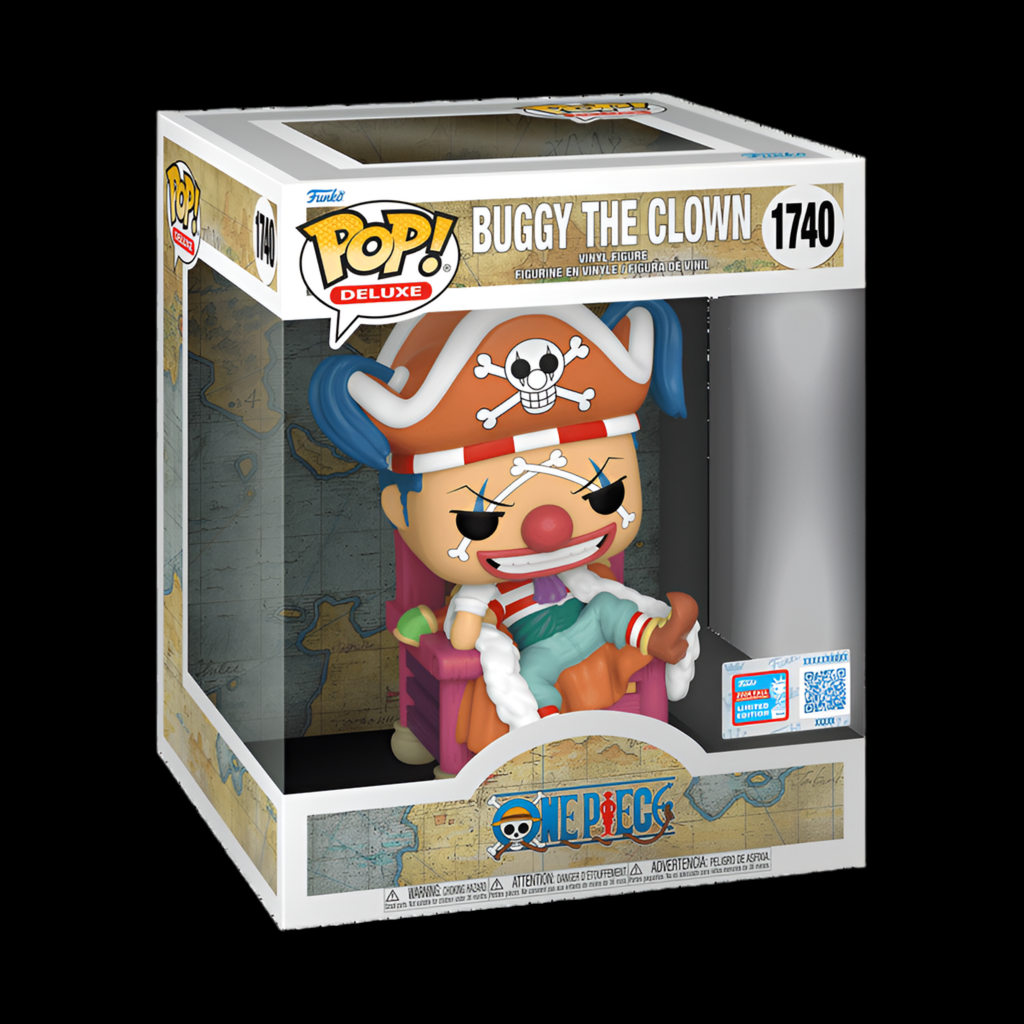 Funko Pop! Deluxe One Piece: Buggy the Clown #1740 NYCC 2024 Shared Retail Exclusive Mint