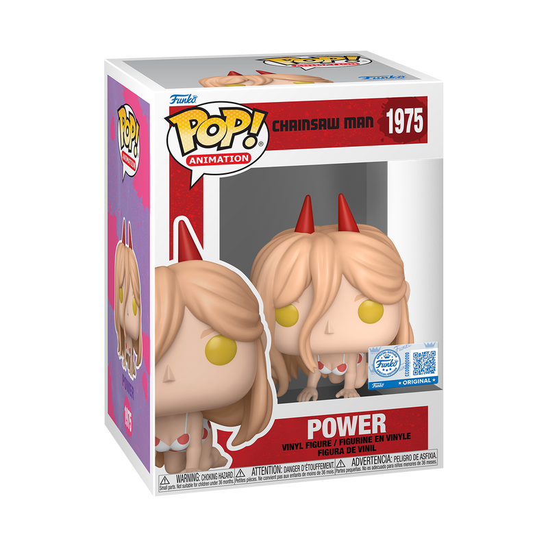 Funko Pop! Animation: Chainsaw Man – Power #1975 (Beach Outfit), Funko Exclusive, New/Mint