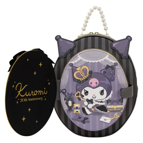 Loungefly Sanrio Kuromi 20th Anniversary Cameo Mini Backpack Official Sanrio Bag
