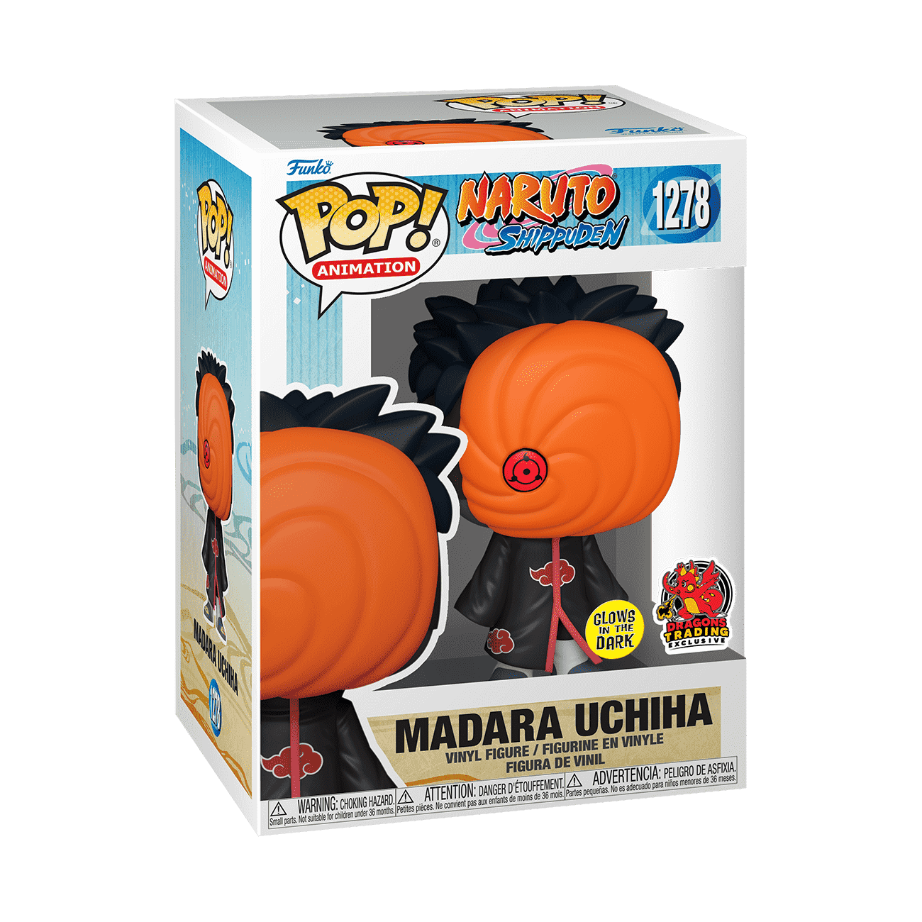 Funko Pop! Naruto: Madara Uchiha #1278 – Dragon’s Trading Exclusive (Glow in the Dark)