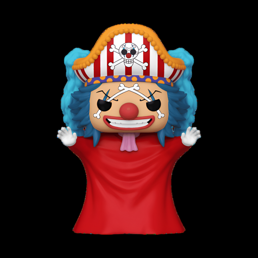 Funko Pop! Custom Art, One Piece: Buggy the Genius Jester #1778, Side Panel Artwork, New/Mint
