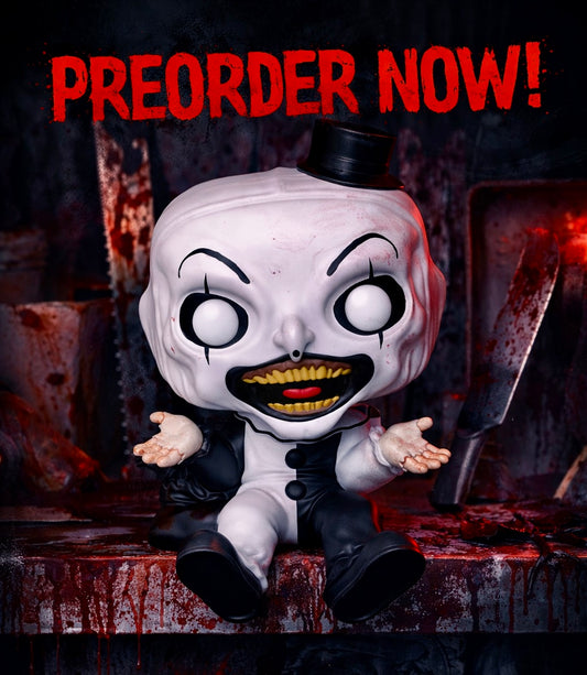 Preorder Funko Pop! Movies Terrifier Art the Clown Shelf Sitter #2011 Vinyl Figure May 2026