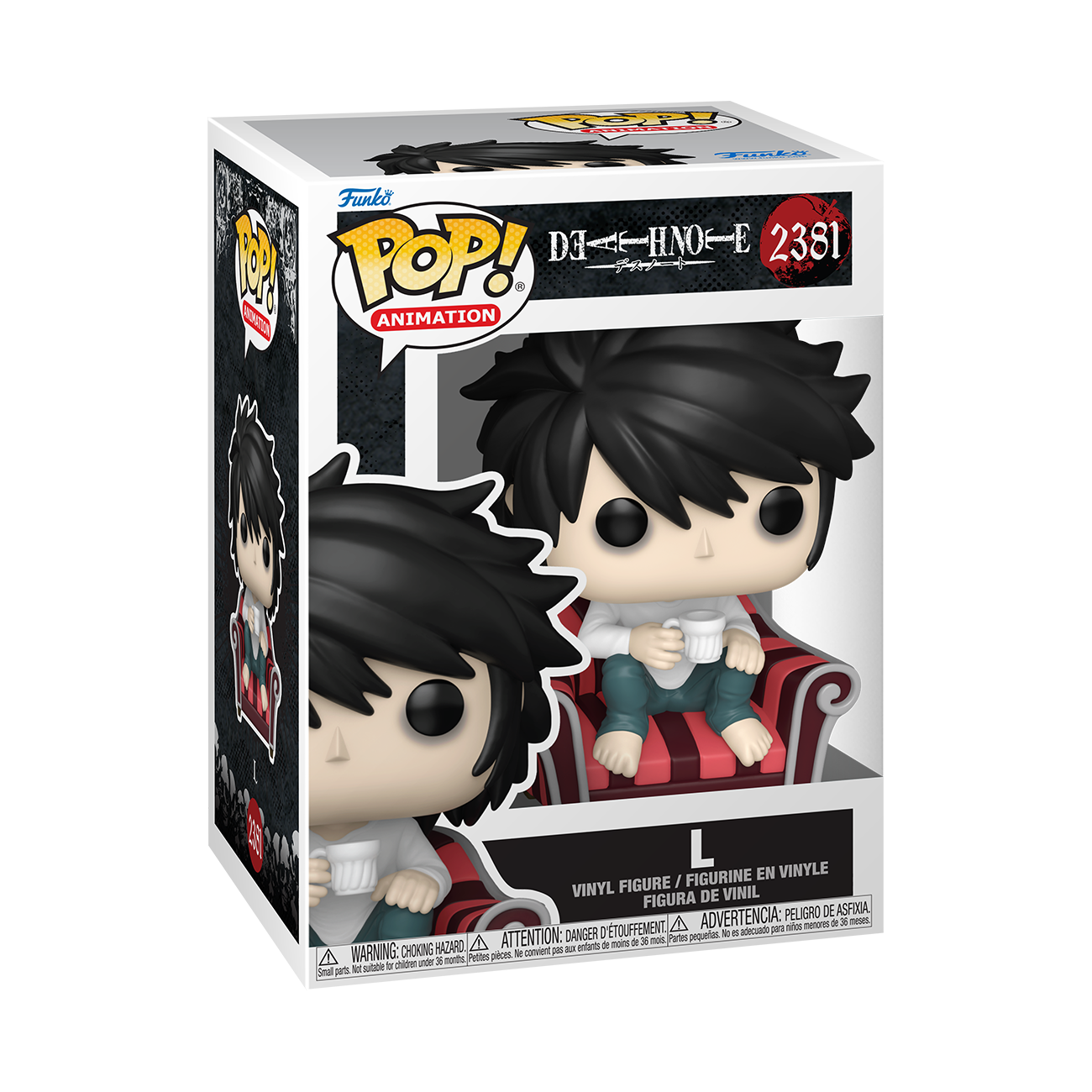 Preorder Funko Pop! Animation Death Note L #2381 Vinyl Figure July 2026