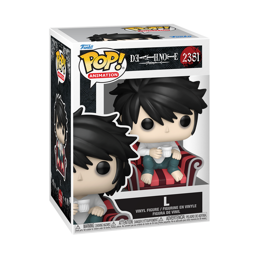 Preorder Funko Pop! Animation Death Note L #2381 Vinyl Figure July 2026