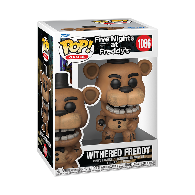 Funko Pop! Games: Five Nights at Freddy’s – Withered Freddy #1086, New/Mint