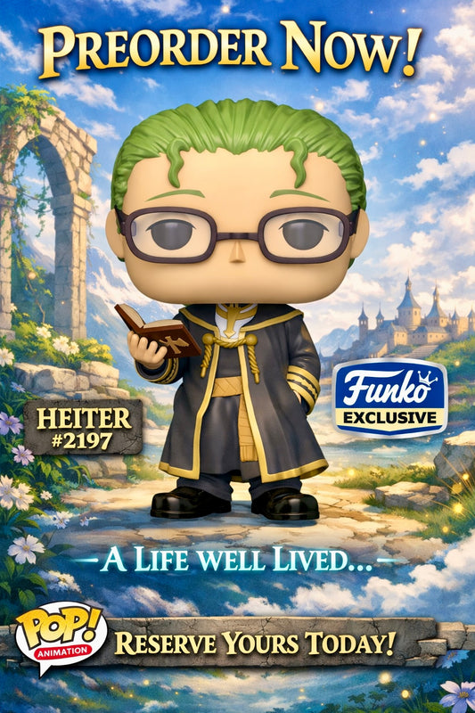 Preorder Funko Pop! Animation Frieren Heiter #2197 Funko Exclusive Vinyl Figure Expected May 2026