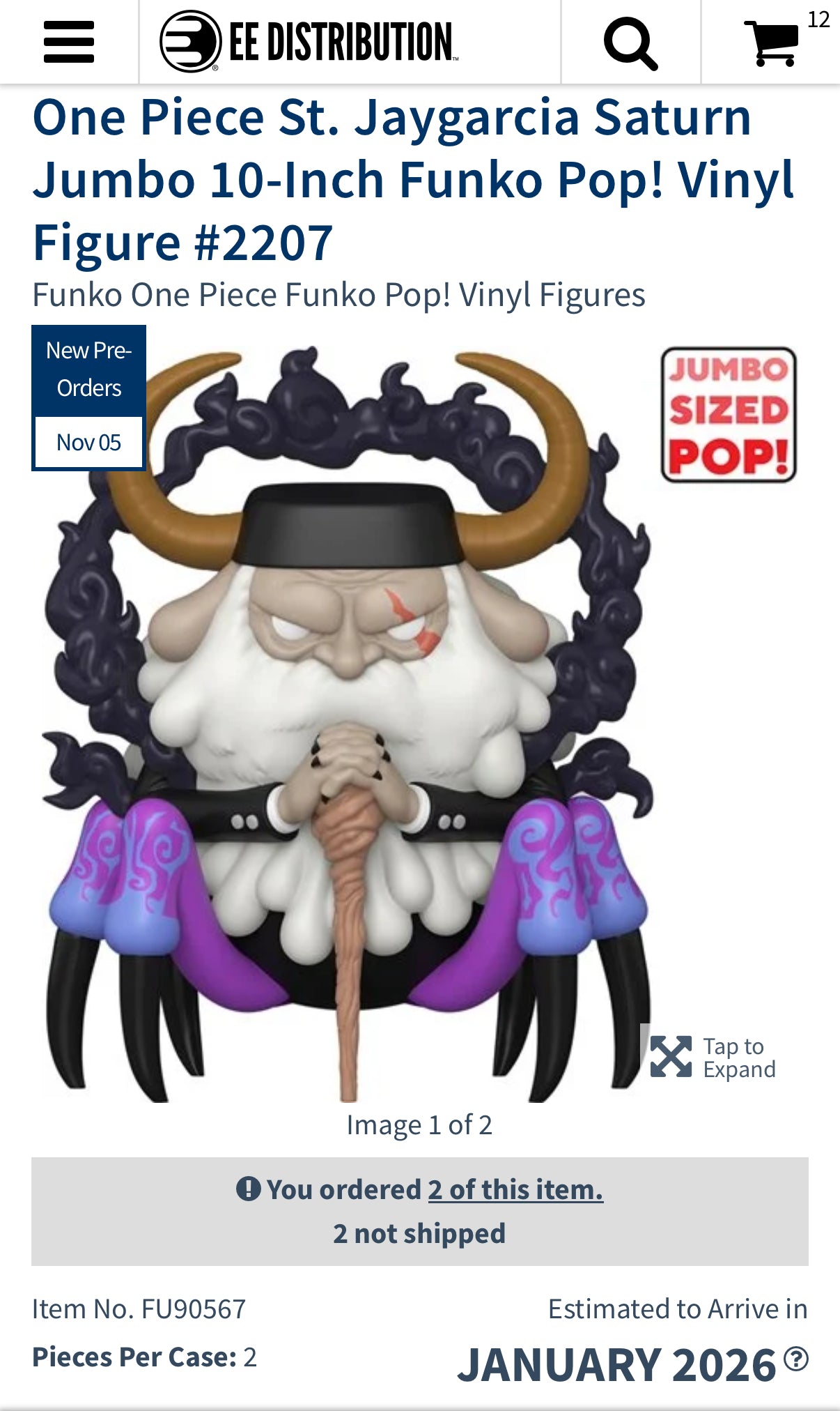 Preorder: One Piece – St. Jaygarcia Saturn #2207 (Jumbo)