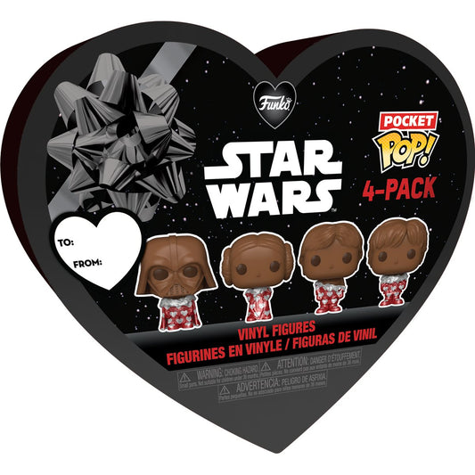 Star Wars Valentine’s Day Funko Pocket Pop! Mini-Figure 4-Pack – New/Sealed